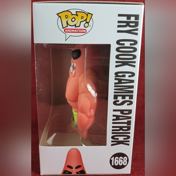 Fry cook games Patrick funko # 1668 (nib) With pop protector - Picture 5 of 7
